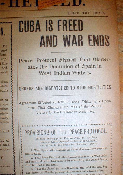 spanish american war peace treaty